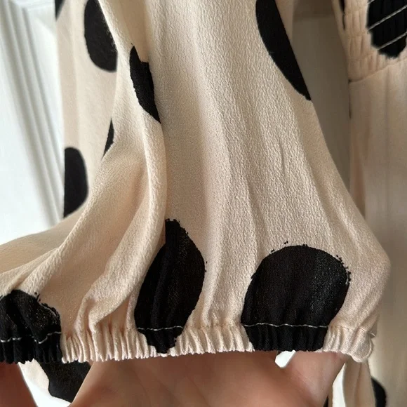 Kivari Polka Dot Midi Dress S